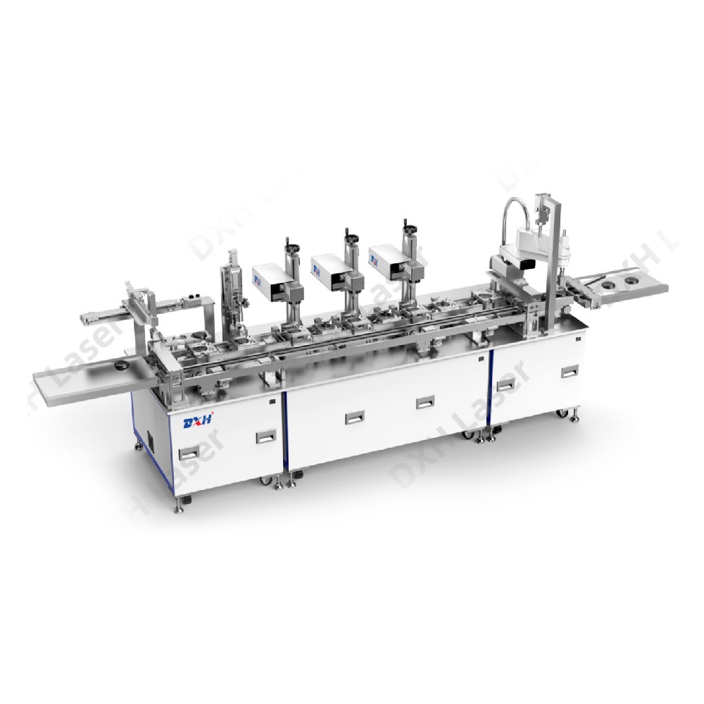DXH-無線充電器激光打標(biāo)流水線